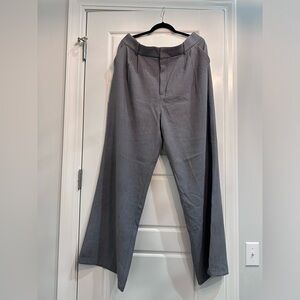 Abercrombie & Fitch wide leg tailored pants size XL-Long